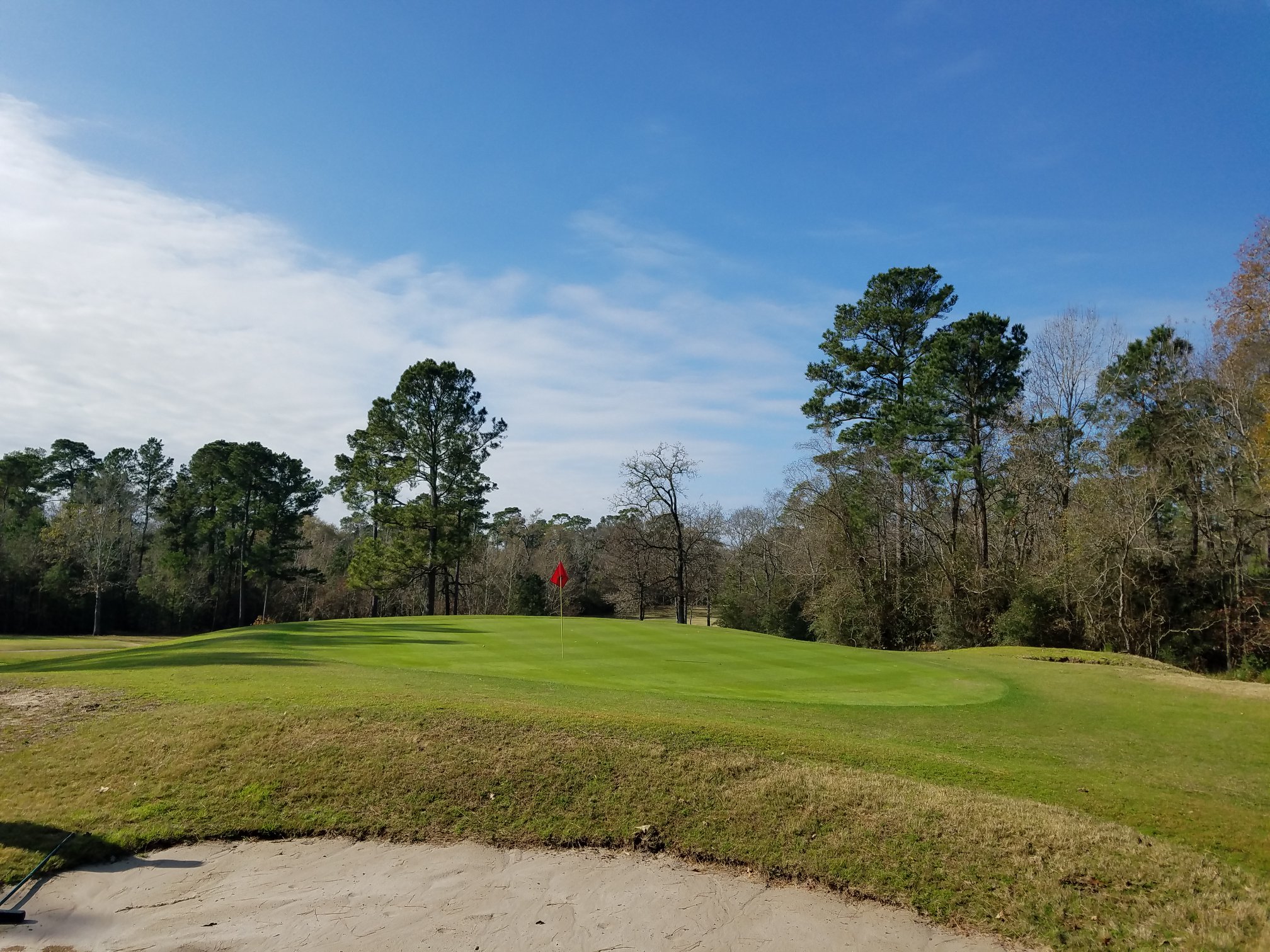 Hole 10 on golf course